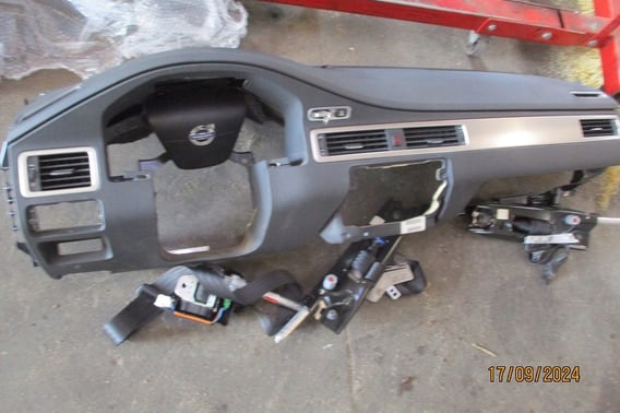 VOLVO V70 III KONSOLA AIRBAG X2 PASY X5 ORYGINAŁ