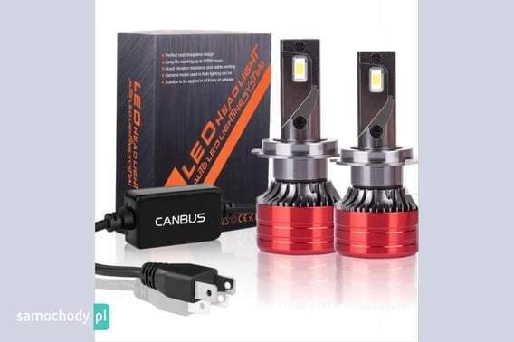 Żarówki LED H7 Bardzo Mocne 22000LM CANBUS 6000K