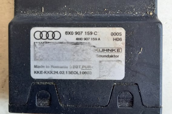 AUDI A1 S1 MODUŁ STEROWNIK DŹWIĘKU SILNIKA 8X0907159C