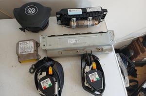 VW GOLF VI PODUSZKI PASY SENSOR KOMPLET.