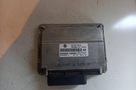 VW TOUAREG 7L MODUŁ STEROWNIK SKRZYNI BIEGÓW 0AD927755AC