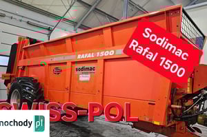 Sodimac Rafal 1500 Rozrzutnik Obornika Transport Rolland V2-160  Rafal 3300 Jeantil EVR 2010