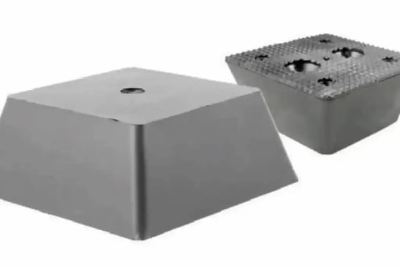 Klocki gumowe podprogowe TOP H60 "PIRAMIDKA" JAKOŚĆ PREMIUM