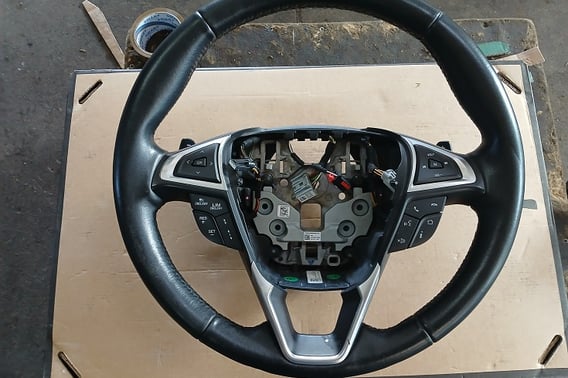 FORD MONDEO MK5 S-MAX MK2 KIEROWNICA SKÓRA ŁOPATKI MULTIFUNKCJA DS73-3600-EP3ZHE