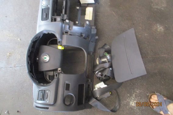 SKODA FABIA II AIRBAG X2 PASY X2 ORYGINAŁ