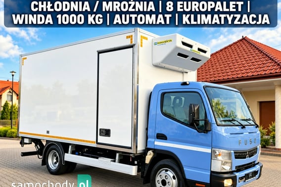 Mitsubishi Canter 7C18 3.0/180 KM Chłodnia Mroźnia Ciężarowe 2014