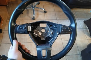 VW PASSAT B7 KIEROWNICA MULTIFUNKCJA SKÓRA 3C8419091BE