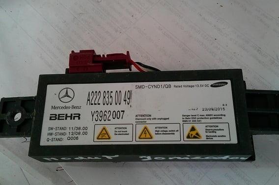 MERCEDES W222 MODUŁ JONIZATOR A2228350049
