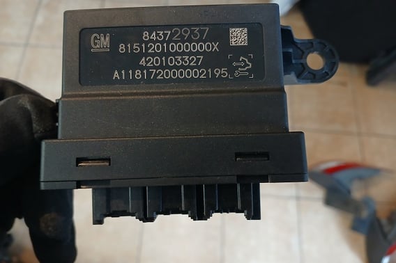 OPEL ASTRA K MODUŁ PARKOWANIA PDC 84372937