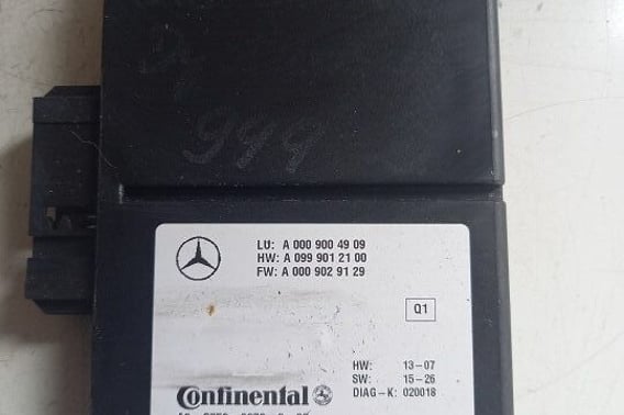 MERCEDES W222 MODUŁ STEROWNIK DYSTANSU A0009004909