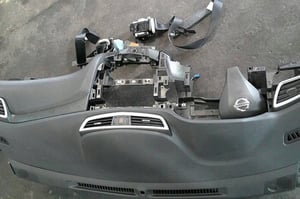 NISSAN X-TRAIL T32 KONSOLA AIRBAG PASY ORYGINAŁ KOMPLET