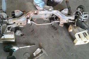 AUDI A3 S3 8P LIFT AWD TYLNA OŚ SANKI KOMPLETNE 5N0505235Q