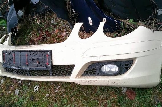 MERCEDES W211 LIFT ZDERZAK PRZÓD BŁOTNIK LEWY