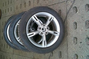 VW TIGUAN I ALUFELGI 17 CALI KOMPLET