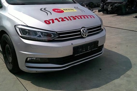 VW TOURAN III 5T1 MASKA ZDERZAK BŁOTNIK LAMPA LED PAS PRZÓD LA7WL