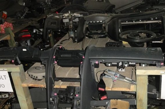 RENAULT MEGANE II LIFT KONSOLA NAPINACZ AIRBAG KPL