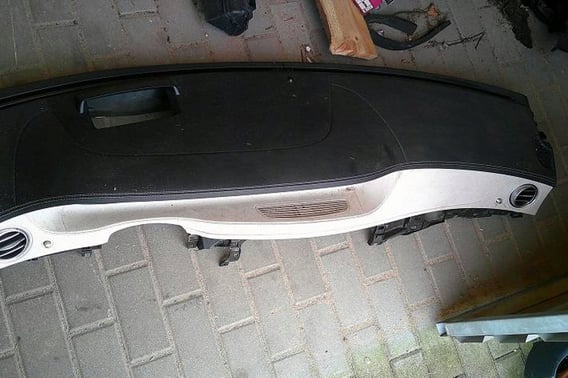MERCEDES W222 S-KLASA KONSOLA AIRBAG X2 PASY X4 ORYGINAŁ