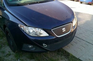 SEAT IBIZA 6J IV MASKA ZDERZAK LAMPY EU BŁOTNIKI PAS PRZÓD LW5U