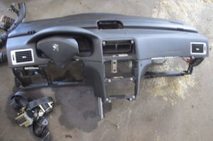 PEUGEOT 307 LIFT KONSOLA AIRBAG PASY