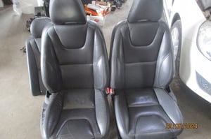 VOLVO S60 II FOTELE KANAPA BOCZKI SKÓRA KOMPLET