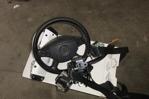MERCEDES B-KLASA W245 AIRBAG X2 PASY X4 KOMPLET