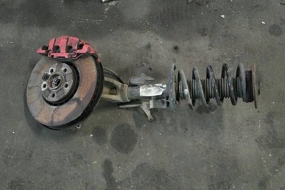 VOLVO XC60 I LIFT AMORTYZATOR ZWROTNICA PRZÓD LEWA 31340476 KOMPLET