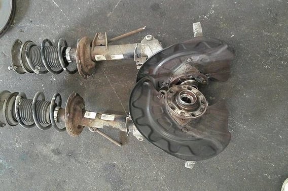 SKODA OCTAVIA III VRS AMORTYZATOR ZWROTNICA PRZÓD LEWA 5Q0412037JQ