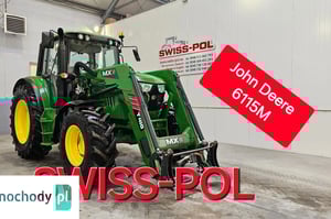 John Deere 6115M  Power Quad  Ładowacz tur MX   6125M  6095MC i 6105R 6430 Premium 2016