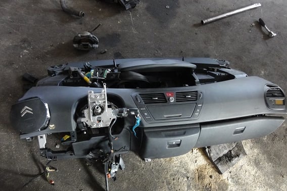 CITROEN C4 PICASSO KONSOLA AIRBAG X3 PASY ORYGINAŁ