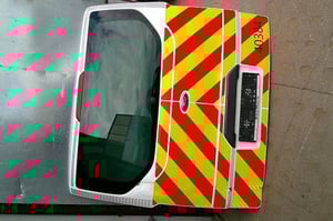 FORD TRANSIT CUSTOM KLAPA BAGAŻNIKA TYŁ AA