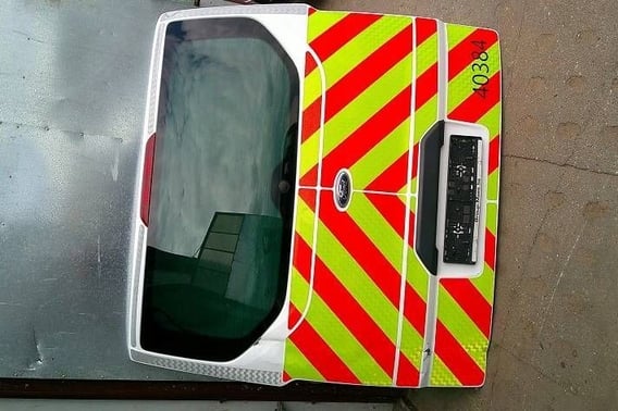 FORD TRANSIT CUSTOM KLAPA BAGAŻNIKA TYŁ AA