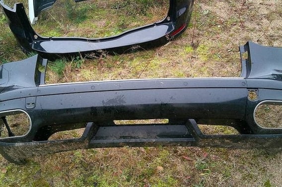 PORSCHE CAYENNE 7L (9PA) LIFT GTS ZDERZAK TYŁ L041 KOMPLETNY 7L5807962C