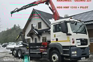 MAN TGS 26.400 6X2 / Hakowiec 22T / HDS HMF 1310 + Pilot Ciężarowe 2013