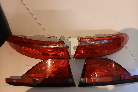 JAGUAR XF II LAMPY TYŁ LED W BŁOTNIK I KLAPĘ PRAWA LEWA