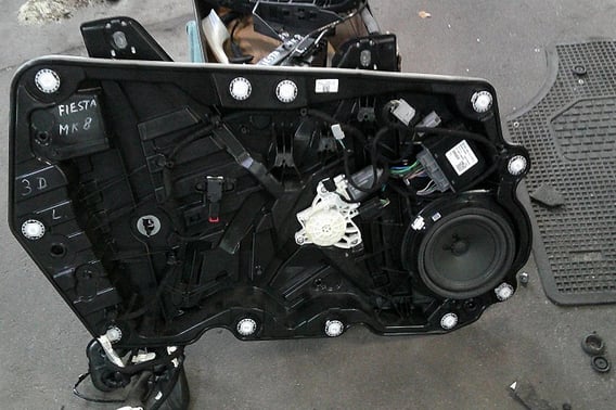 FORD FIESTA MK8 PODNOŚNIK SZYBY LEWY H1BB-B23201-CD 3D