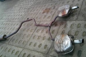 FORD S-MAX MK1 LIFT 2,0ECOBOOST TŁUMIK 9G915K214CB KOMPLETNY