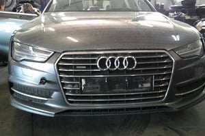 AUDI A7 S7 4G S-LINE MASKA ZDERZAK BŁOTNIKI LAMPY LED PAS PRZÓD LZ7S