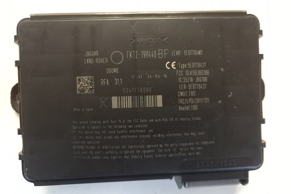 JAGUAR XF II STEROWNIK MODUŁ KEYLESS FK72-19H450-BF