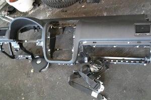 VW GOLF V KOMBI KONSOLA AIRBAG X2 PASY X2 ORYGINAŁ KOMPLET