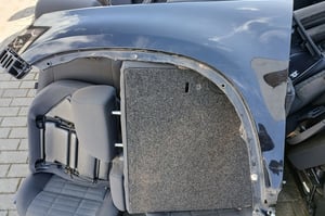 VW TIGUNA 5N BŁOTNIK PRZEDNI LEWY LC9X