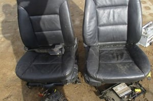 BMW E61 M-PAKIET FOTELE KANAPA SKÓRA MONITORY KPL