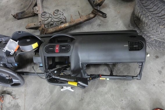 OPEL CORSA C KONSOLA AIRBAG NAPINACZE KPL