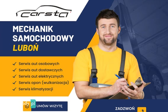 CARSTA - Mechanik Samochodowy, Wulkanizacja (serwis opon), Klimatyzacja, Geometria kół