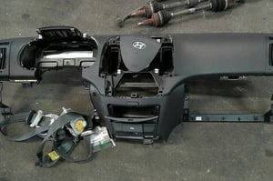 HYUNDAI I30 I KONSOLA AIRBAG X2 PASY X2 ORYGINAŁ