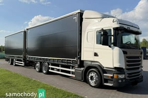 Scania R410 bez EGR Zabudowy Wecon 120m Dach Podnoszony  Zestaw Tandem Ciężarowe 2016