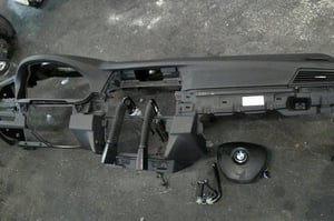 BMW 5 F10 F11 KONSOLA AIRBAG X2 NAPINACZE X3 KOMPLET ORYGINAŁ DEMONTAŻ