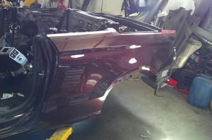 AUDI A3 S3 8V CABRIO BŁOTNIK ĆWIARTKA TYŁ LEWA LY4S