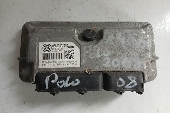 VW POLO IV 9N MODUŁ STEROWNIK SILNIKA 03C906024AD