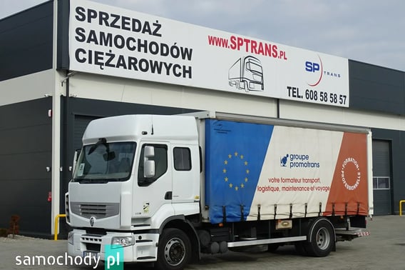 Renault PREMIUM 320 DXI Kabina 6 Osobowa Firanka Plandeka Sprowadzony Ciężarowe 2007