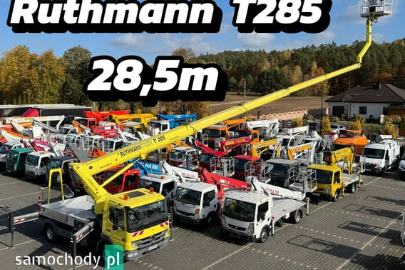 Mercedes-Benz Atego Ruthmann T 285 ( wysokość -28,5m bok 21,1m kosz-320kg ) Ciężarowe 2014